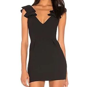 Amanda Uprichard Black Cocktail Dress